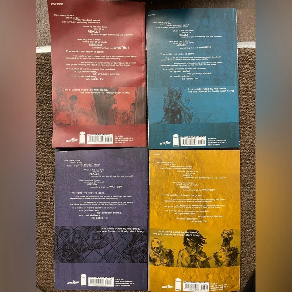 The Walking Dead Comic Books Volumes 1-4 - Picture 2 of 2